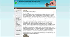 Desktop Screenshot of poremskihomeinspections.com